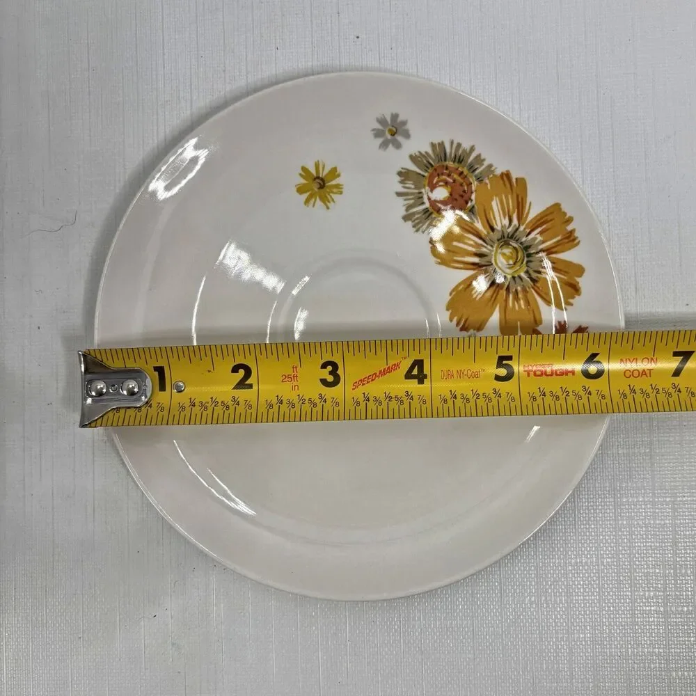 Kokura Ware Marigold Cup Saucer Replacement Cottage Core 1950s Made Japan Vtg